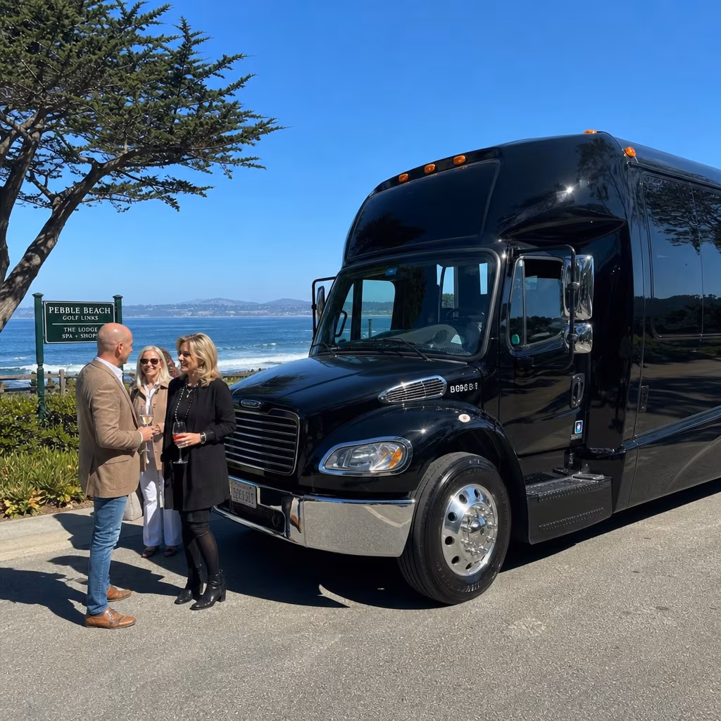 Rent a Bus to Pebble Beach