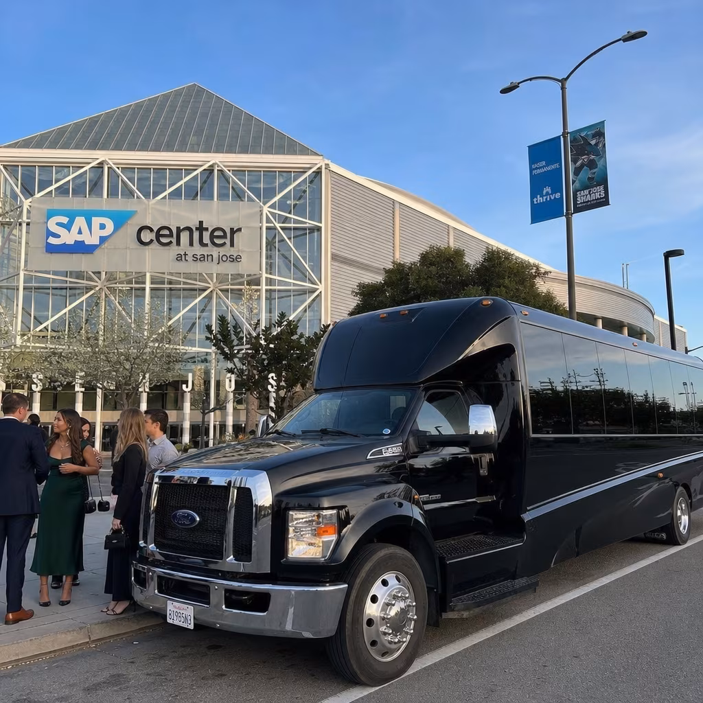Rent a Bus to SAP Center at San Jose