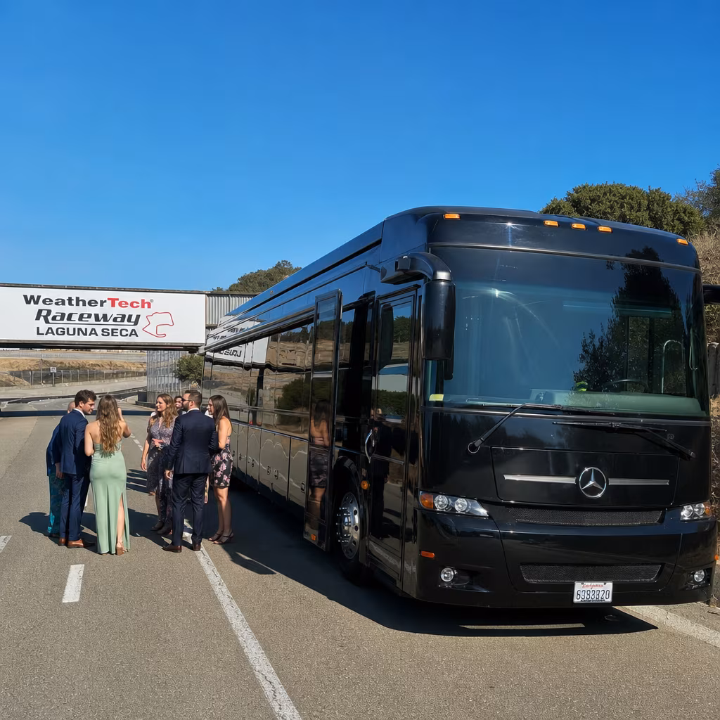 Rent a Bus to WeatherTech Raceway Laguna Seca