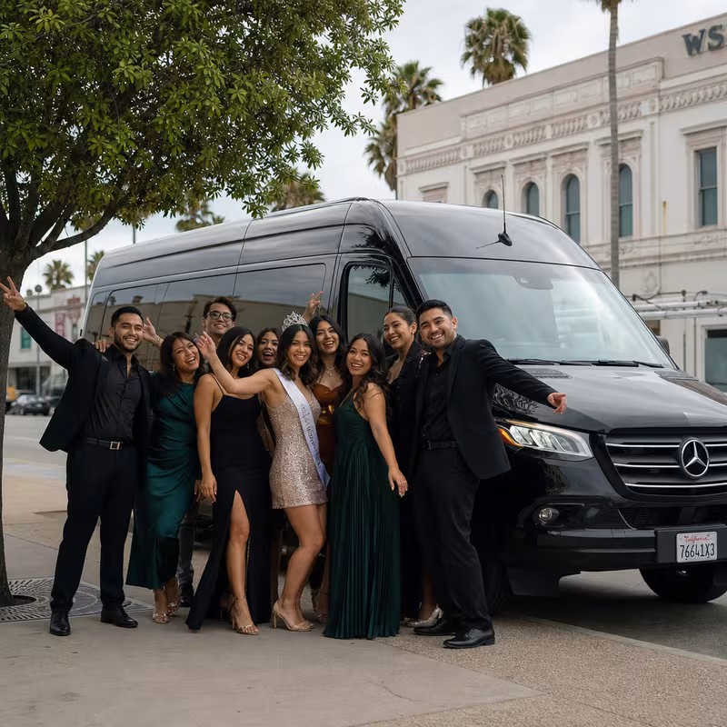 Salinas Bachelor & Bachelorette Transportation fleet vehicle