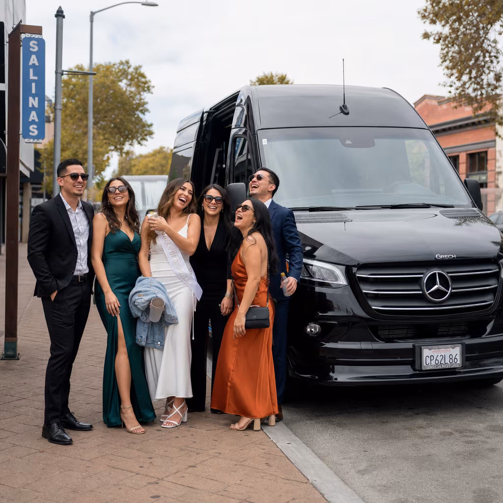 Bachelor and bachelorette party bus
