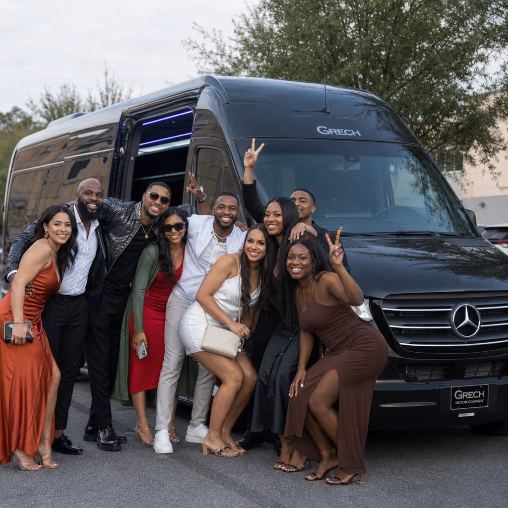 Birthday party bus