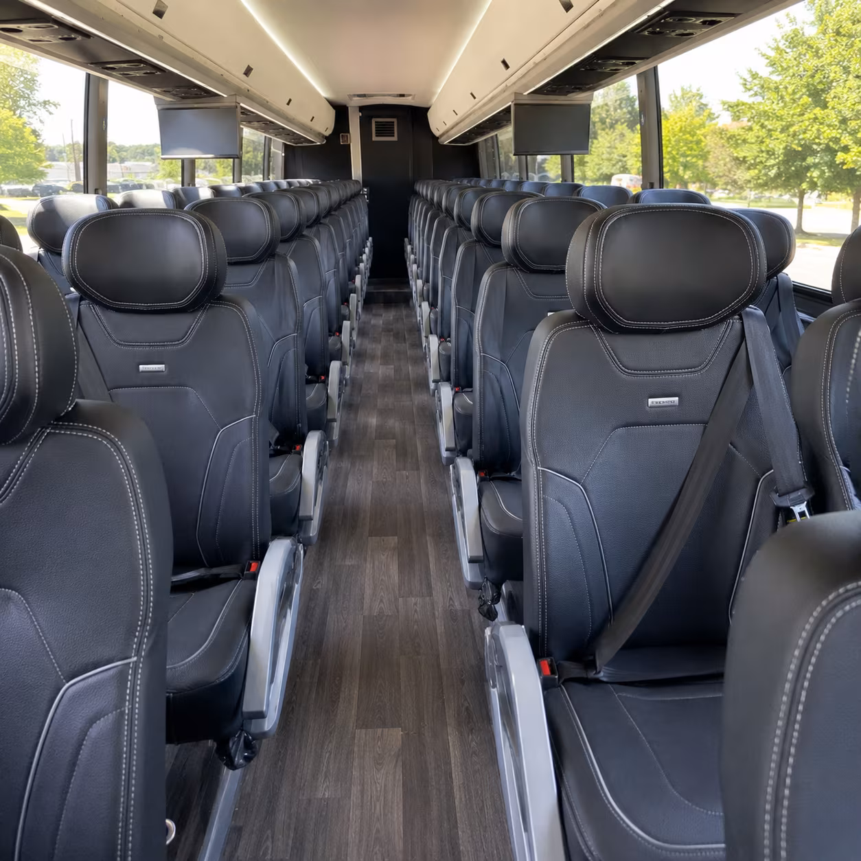 Salinas Airport Shuttle & Transportation party bus exterior