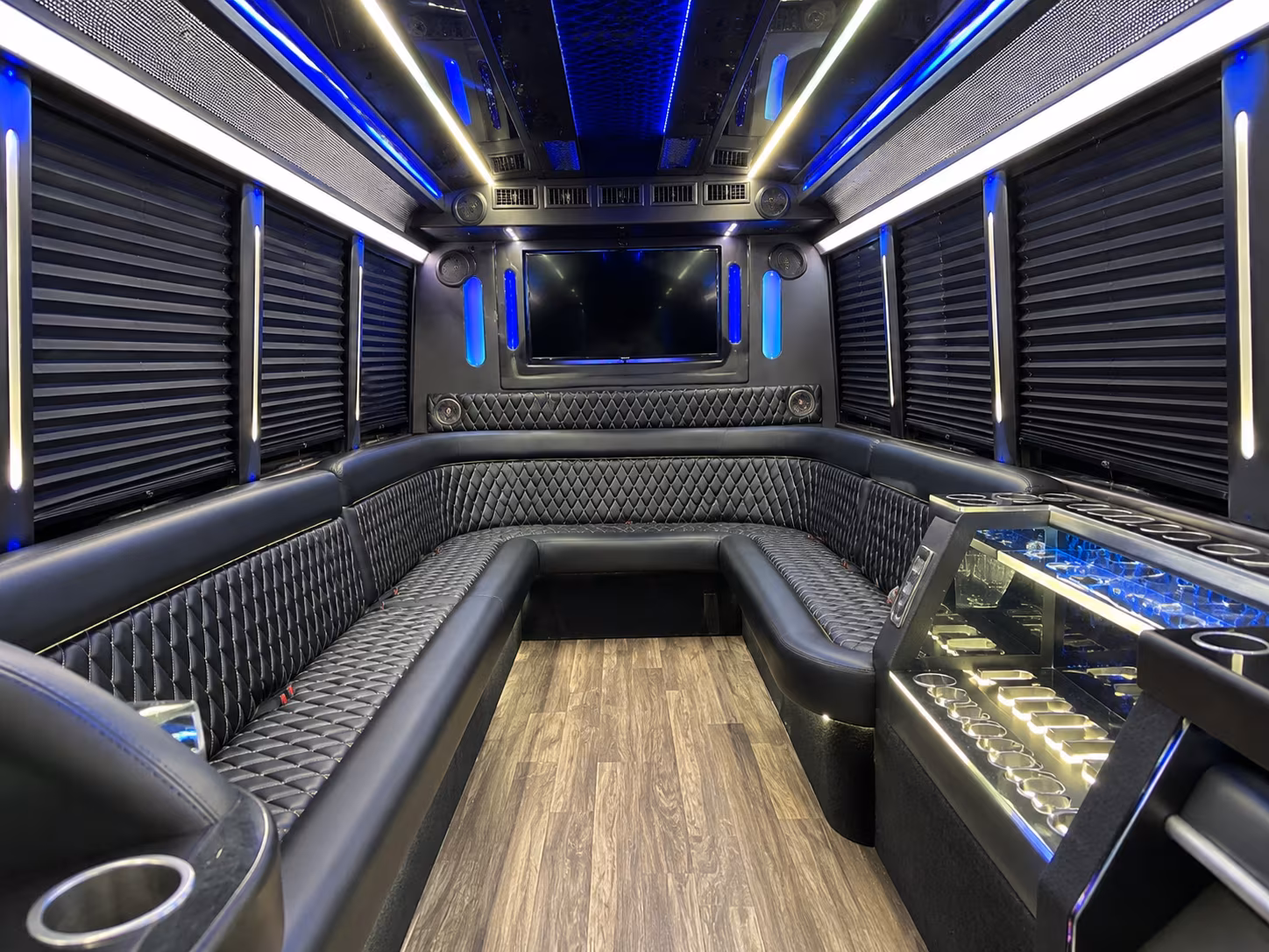 Salinas Concert & Music Festival Transportation party bus exterior