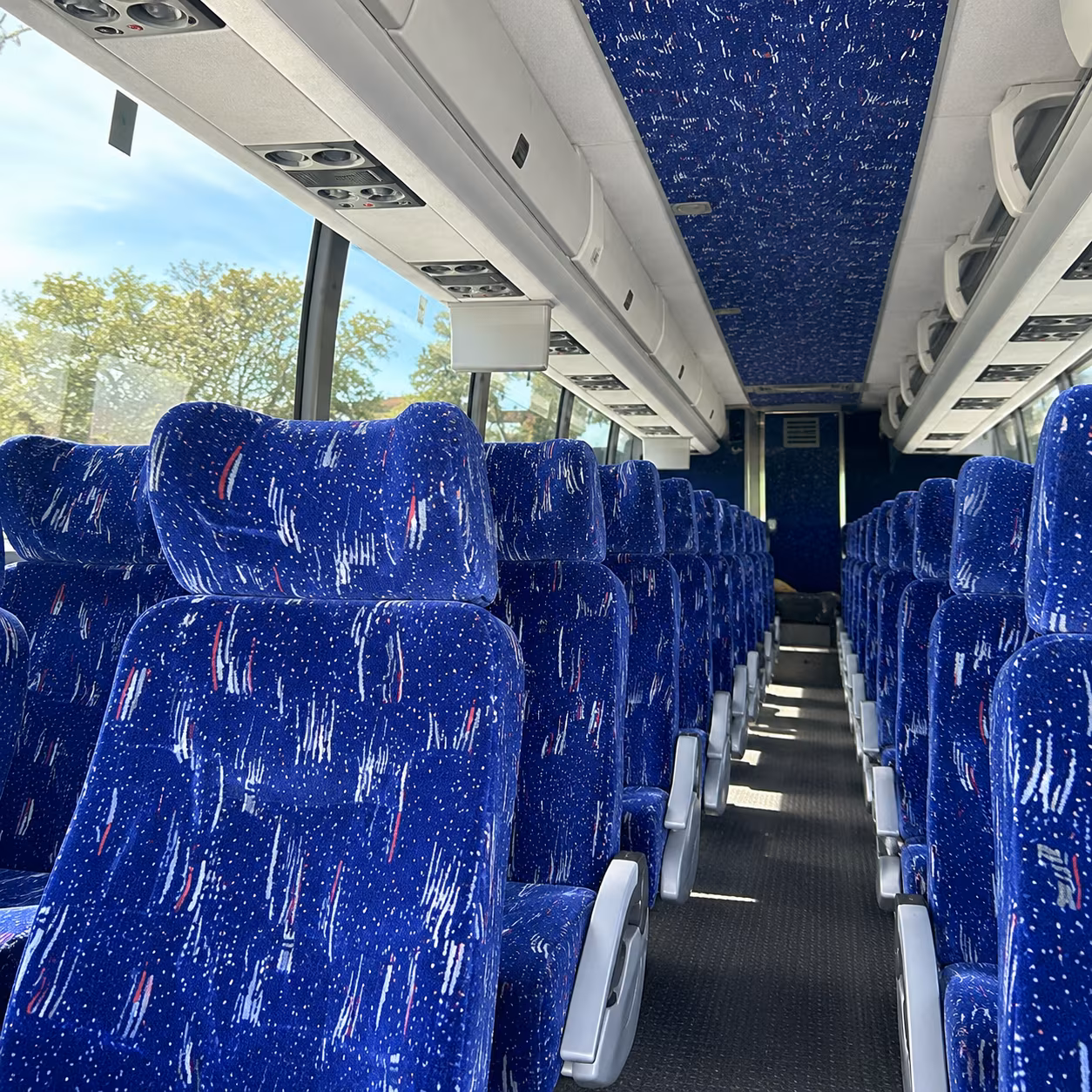 Salinas Corporate Transportation party bus interior