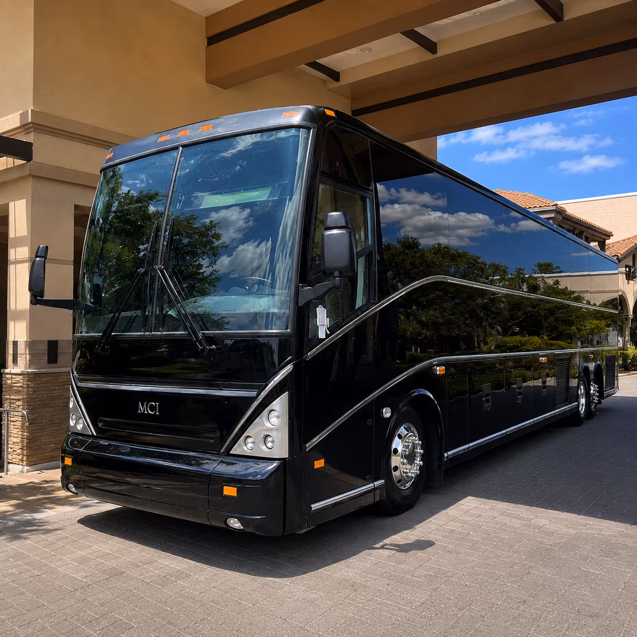 Salinas Corporate Transportation party bus exterior