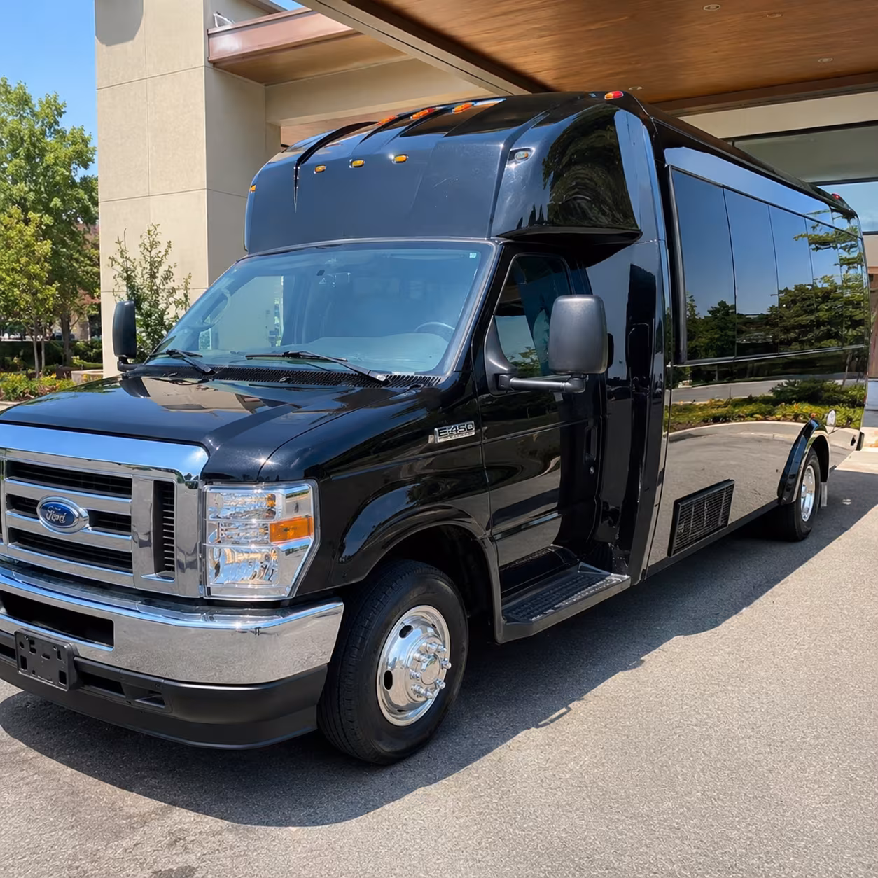 Salinas Private Event Transportation party bus exterior