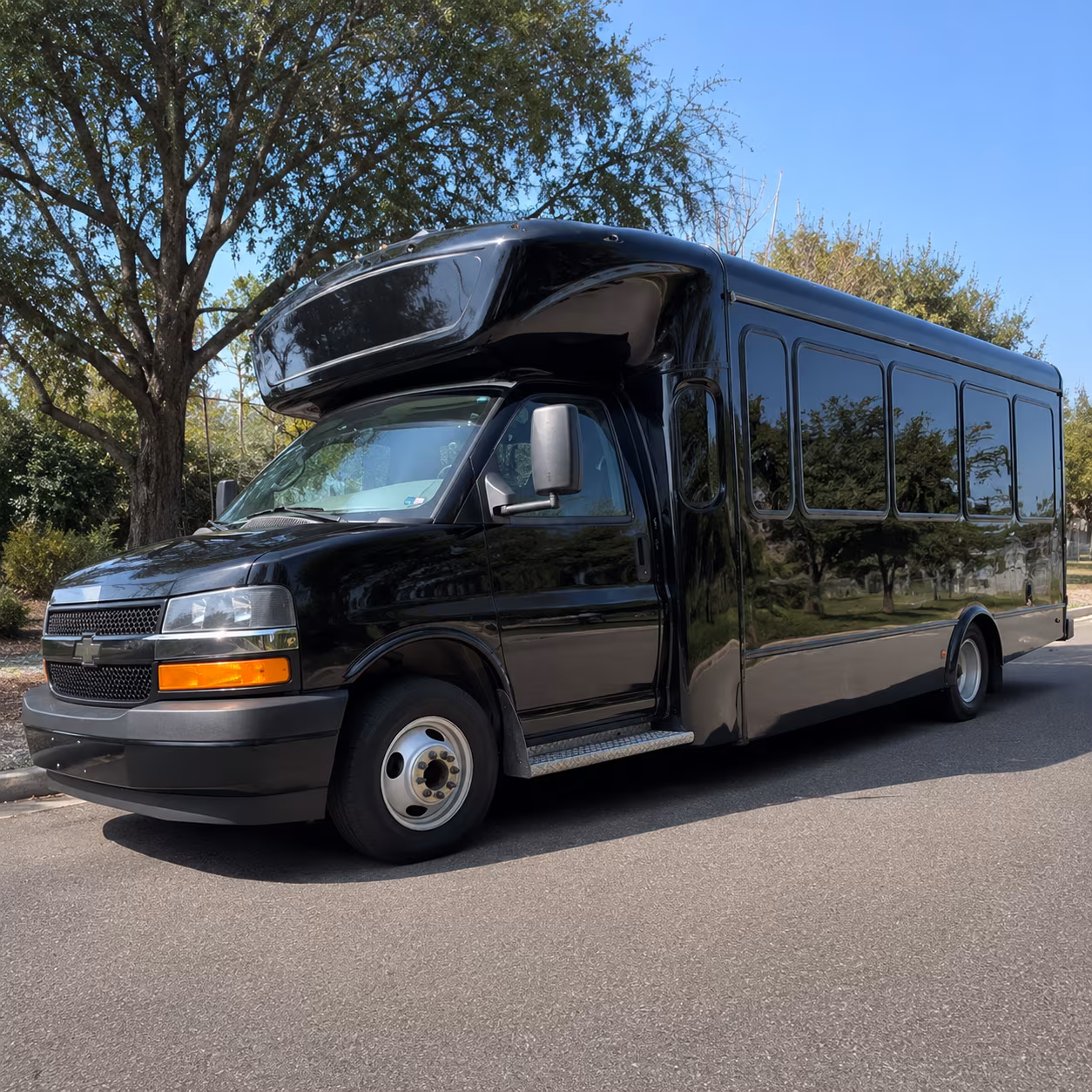 Salinas Private Event Transportation party bus interior