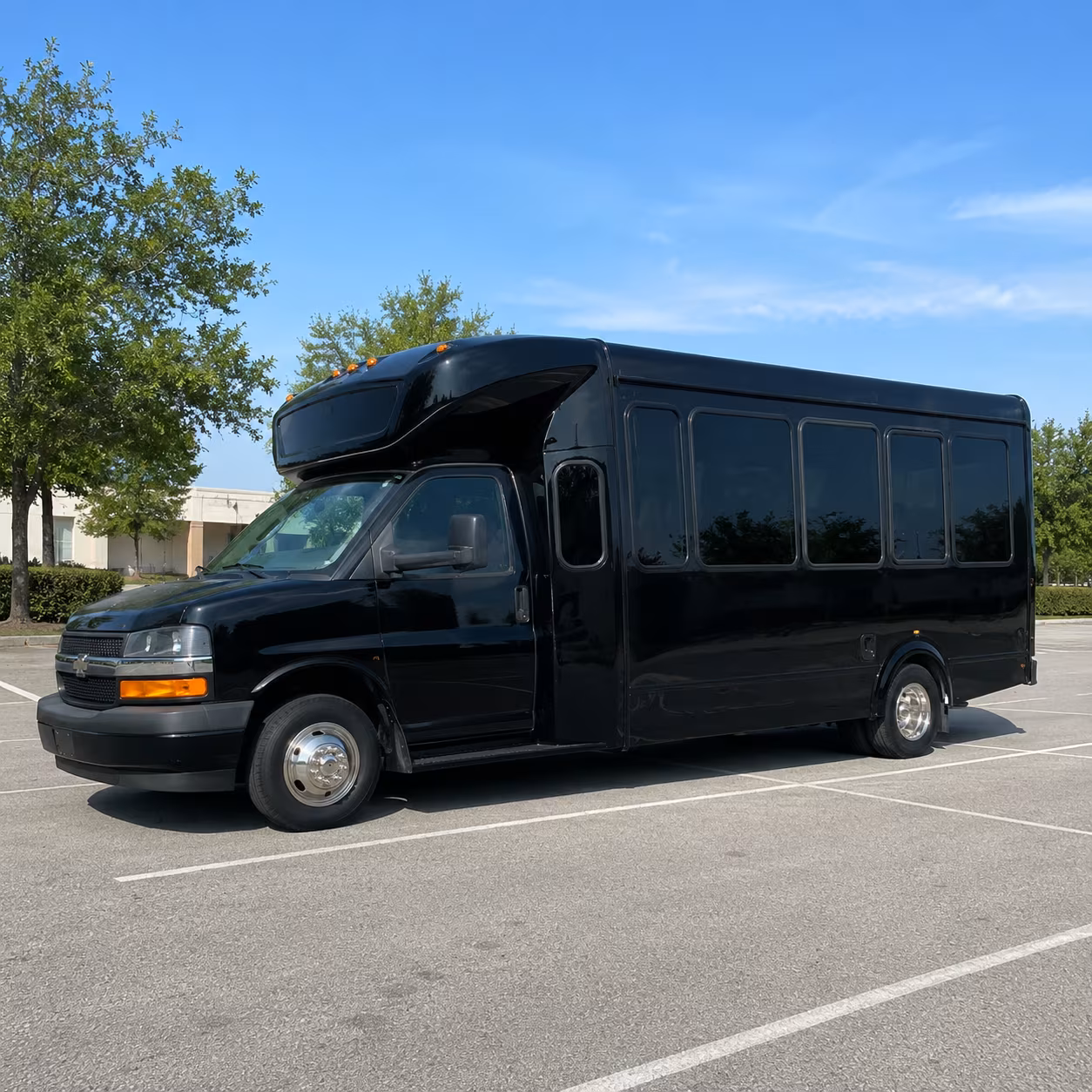 Salinas Prom & Homecoming Transportation party bus exterior
