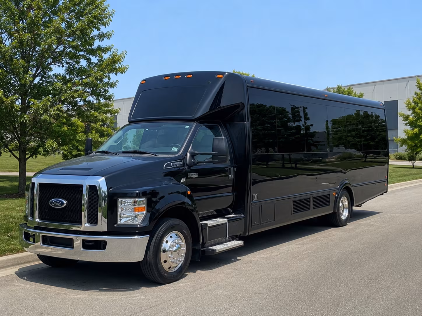 Salinas Prom & Homecoming Transportation party bus exterior