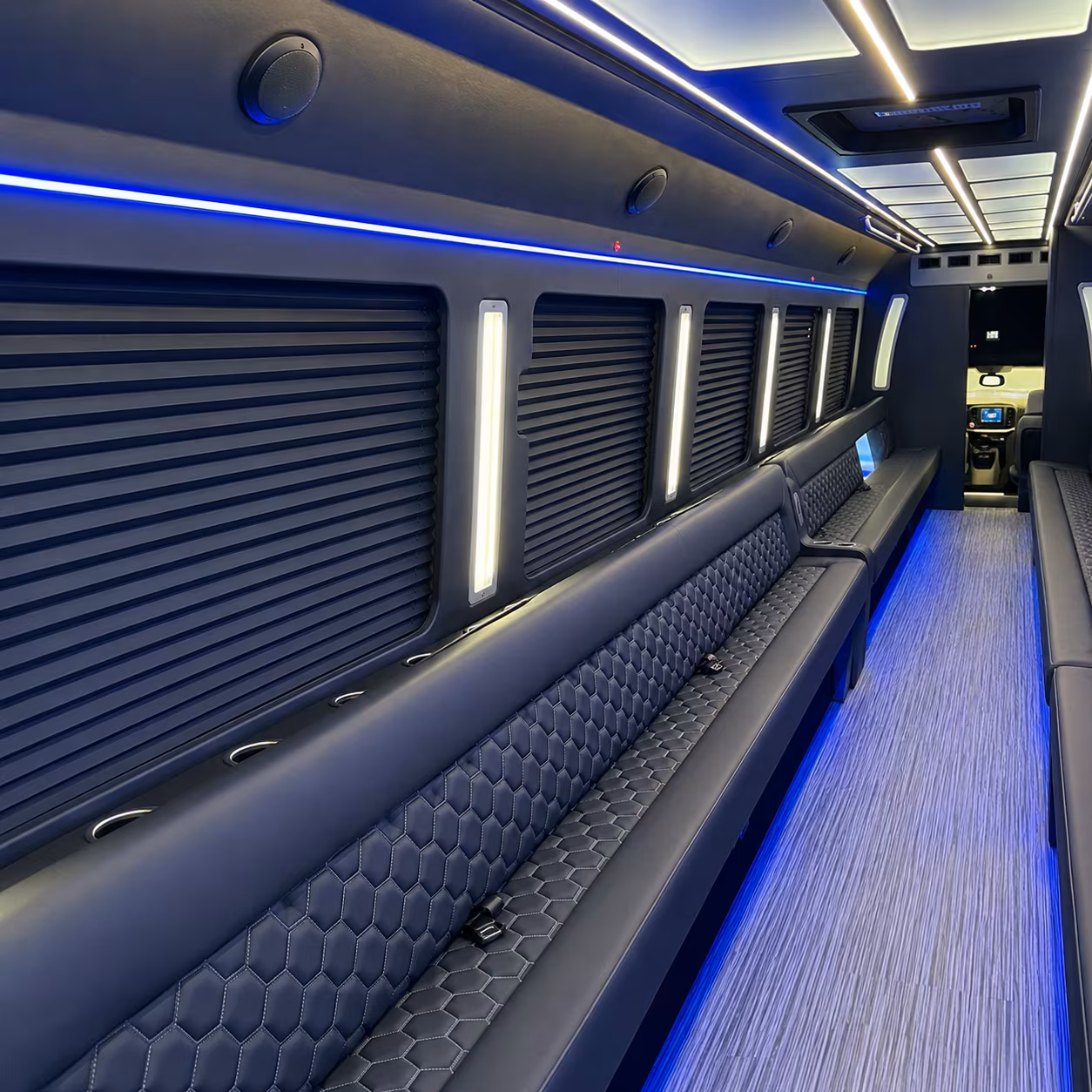 Salinas Prom & Homecoming Transportation party bus exterior