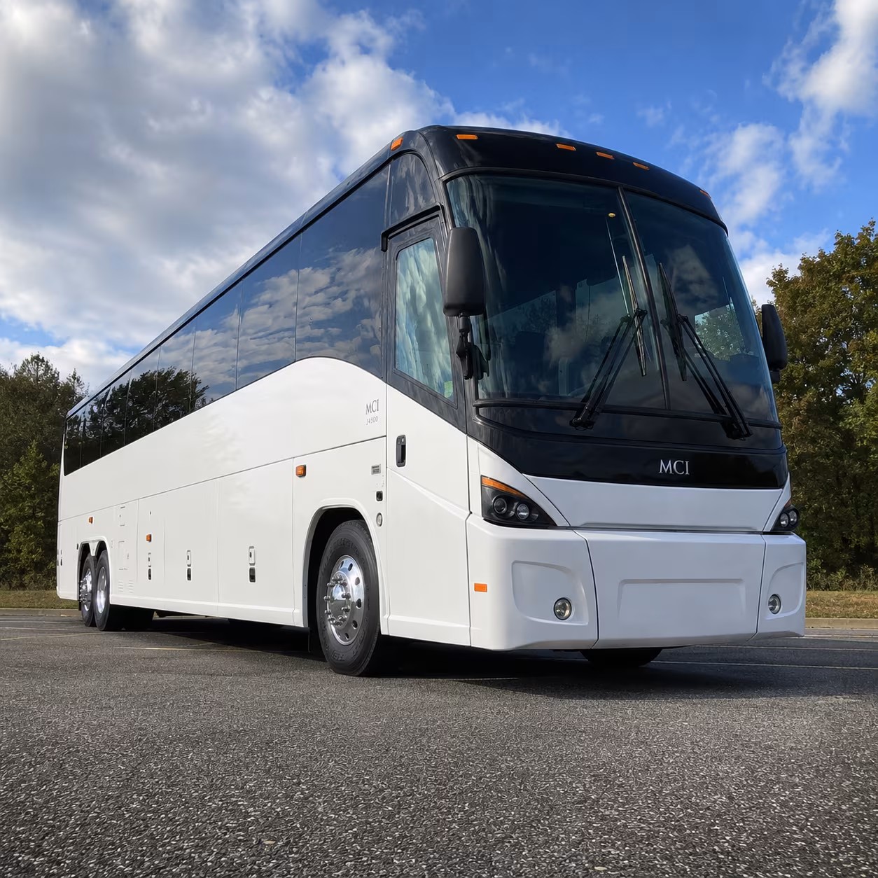Salinas School Event Transportation party bus exterior