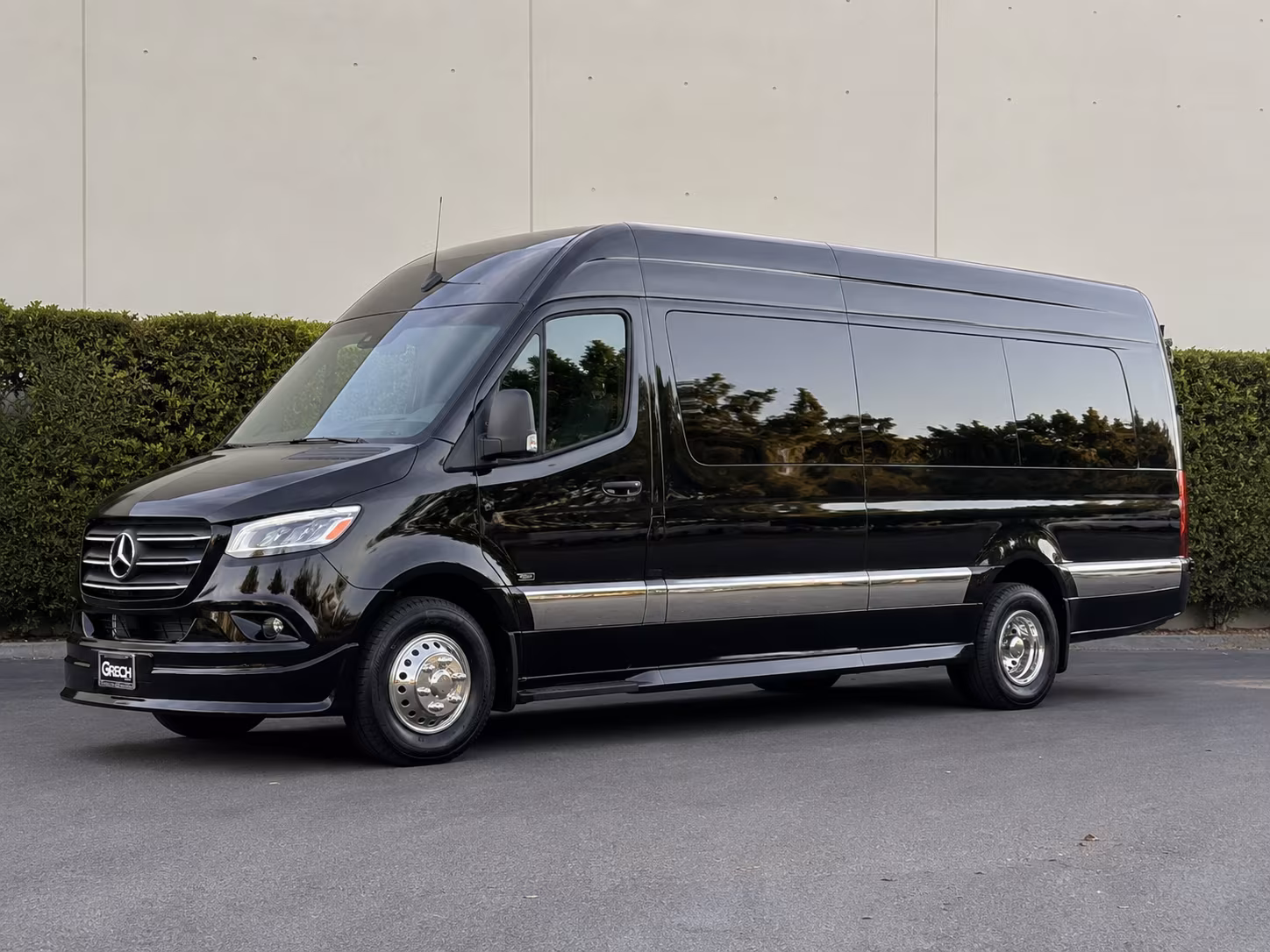 Salinas School Event Transportation party bus exterior