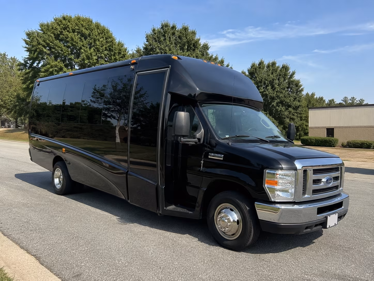 Salinas School Event Transportation party bus exterior