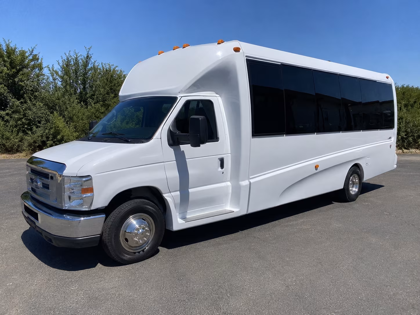 Salinas Sporting Event Transportation party bus exterior