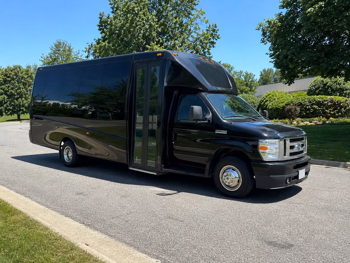 Salinas Sporting Event Transportation party bus exterior