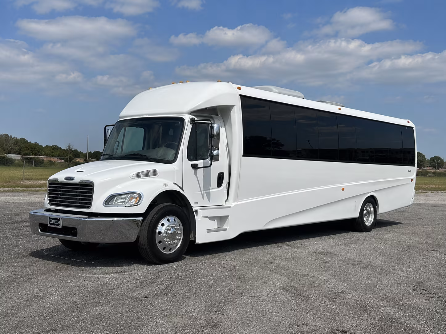 Salinas Wedding Transportation party bus exterior