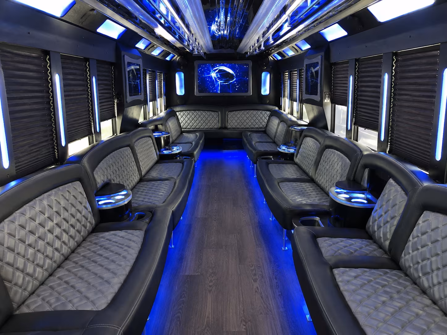 Salinas Winery Tour & Pub Crawl Transportation party bus exterior