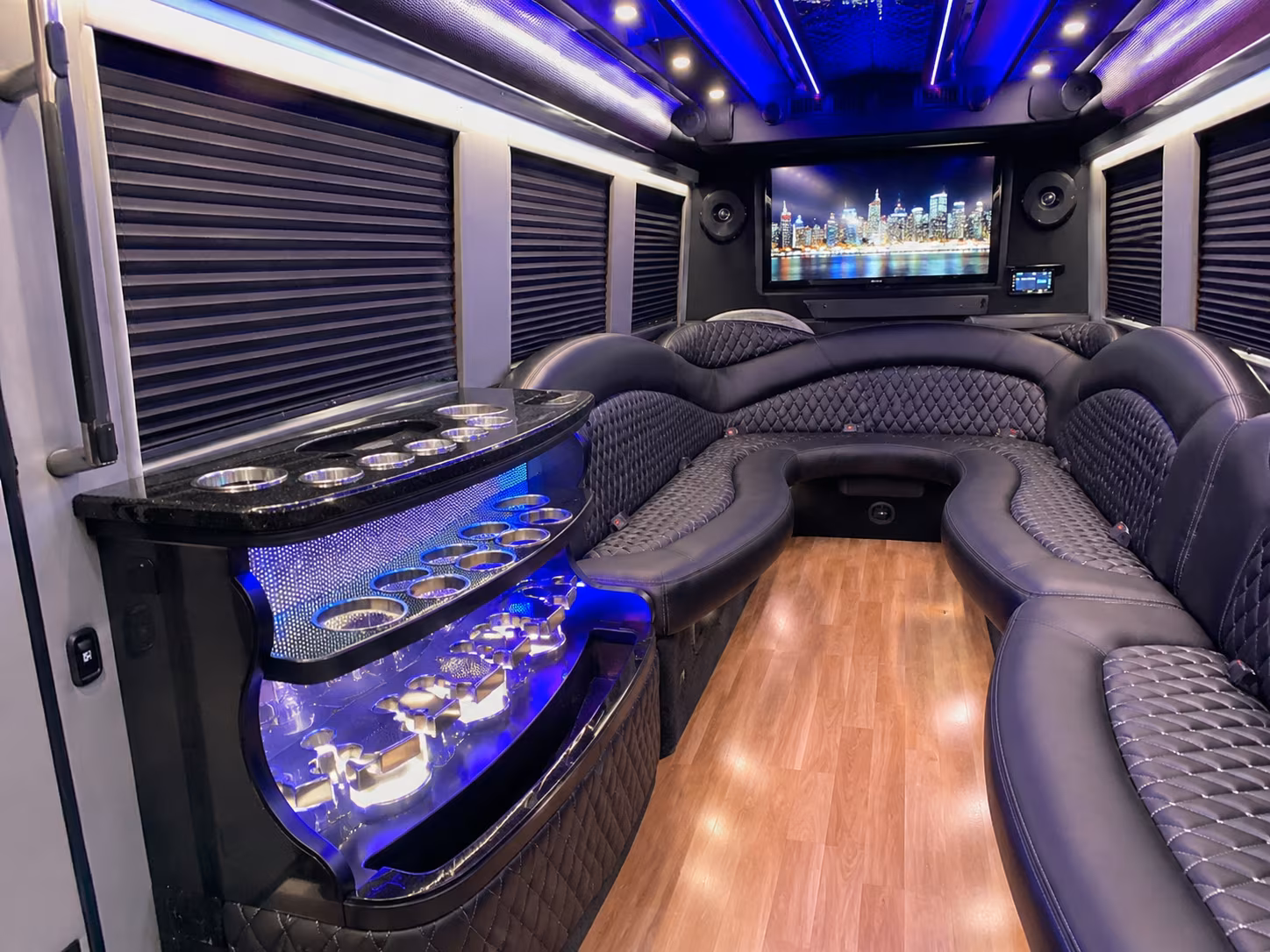 Salinas Winery Tour & Pub Crawl Transportation party bus exterior
